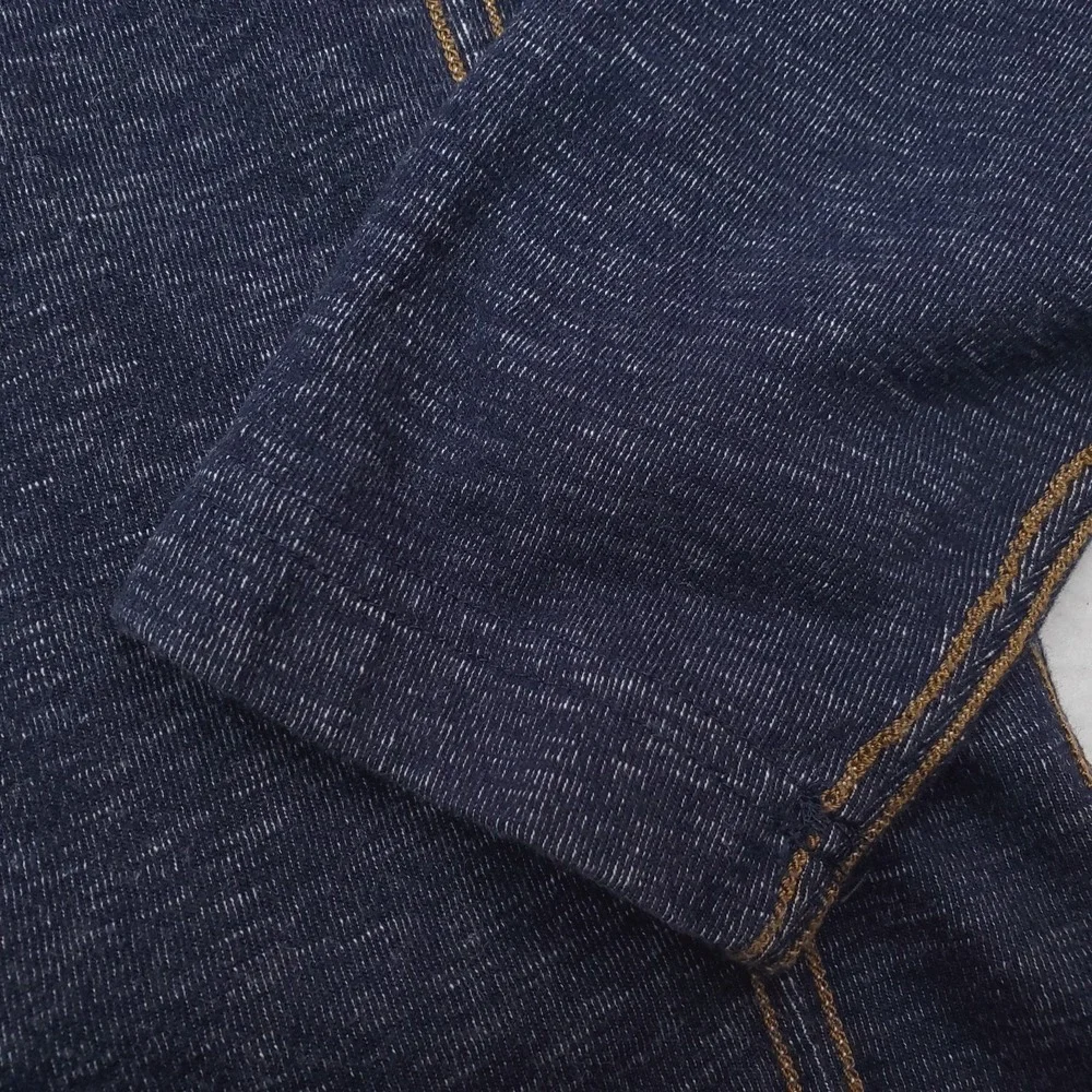 Vintage Italia Sweater Mens Medium Blue Quarter‎ Zip Pullover Preppy Cotton
